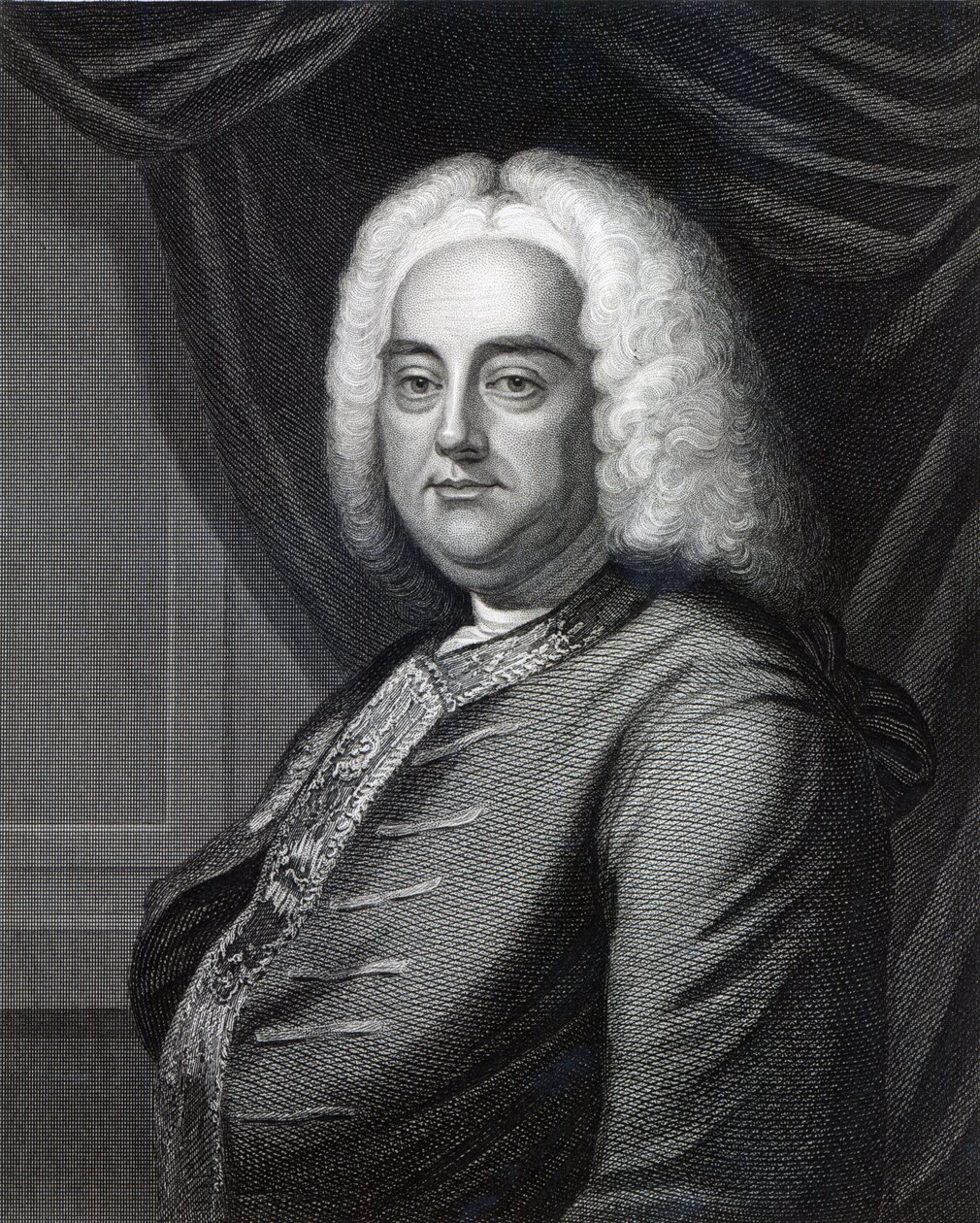 George Frideric Handel, Thomson tarafından oyulmuş (ayrıca bkz. 377120) by English School