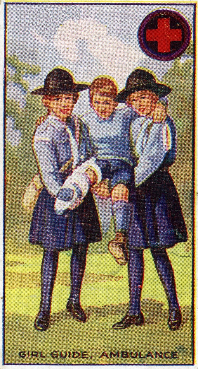 Kız Rehberi Ambulans Rozeti, 1923 by English School