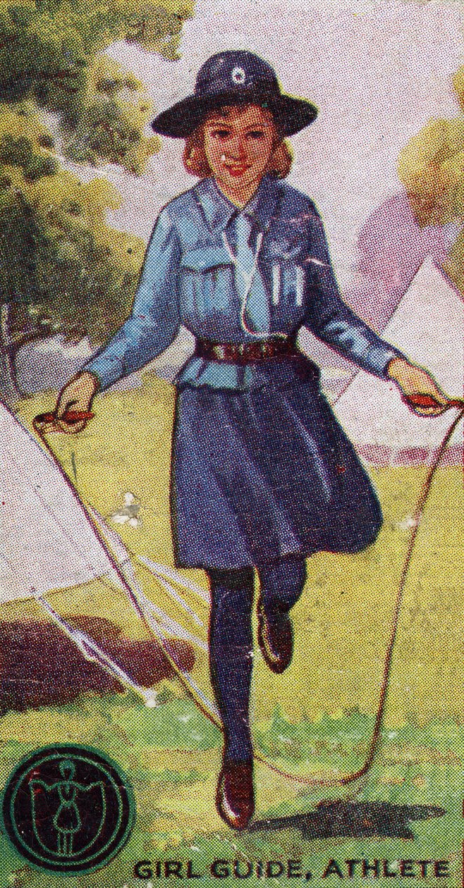 Kız Rehberi Atlet Rozeti, 1923 by English School