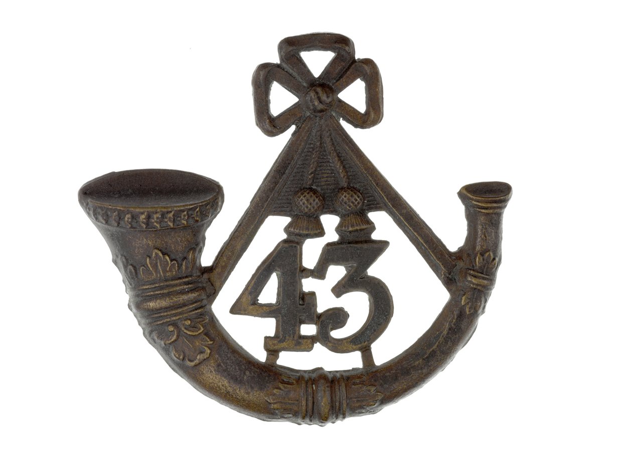 Glengarry rozeti, c.1873-81 (metal) by English School