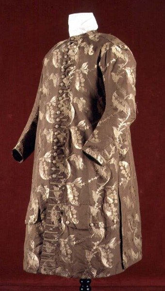 Altın brokar ceket, c.1700-10 by English School