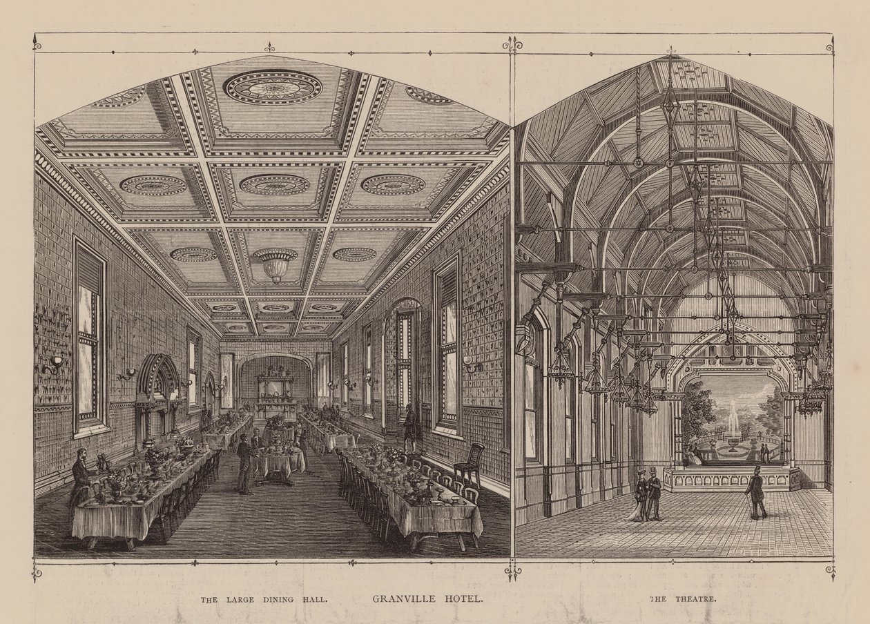 Granville Hotel (gravür) by English School