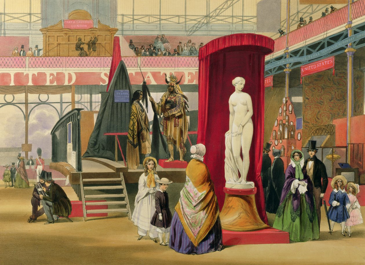 Büyük Sergi, 1851: Amerikan standı by English School
