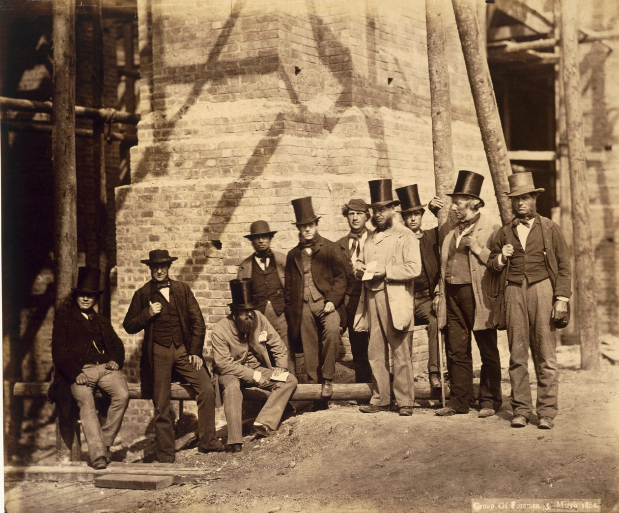 Ustabaşılar Grubu, 1862 by English School