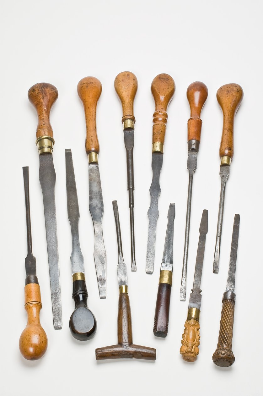 Tornavida grubu, 19. yüzyılın sonu - 20. yüzyılın başı (şimşir ve çelik döküm) by English School