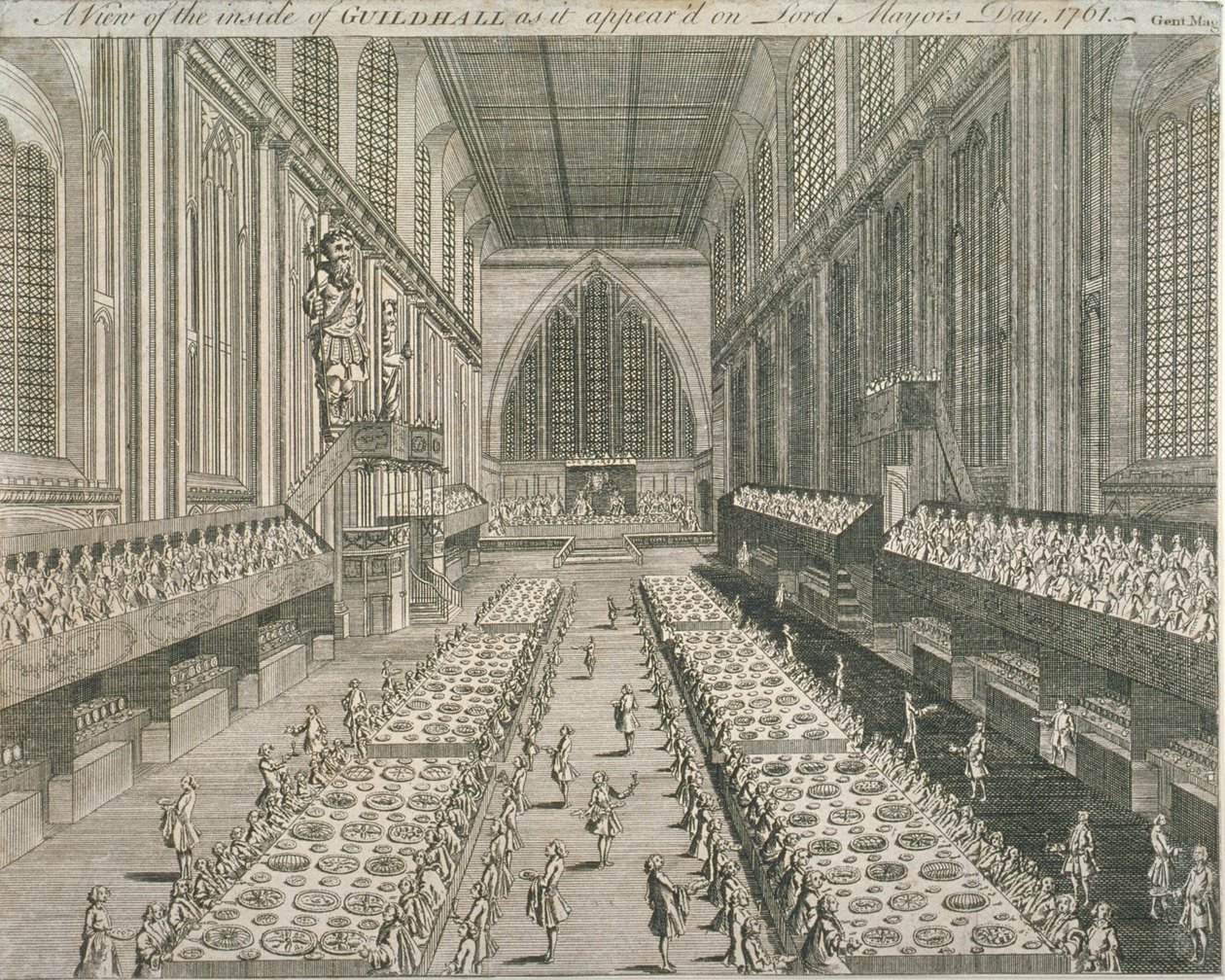 Guildhall, Beyefendiler Dergisi, 1761 by English School