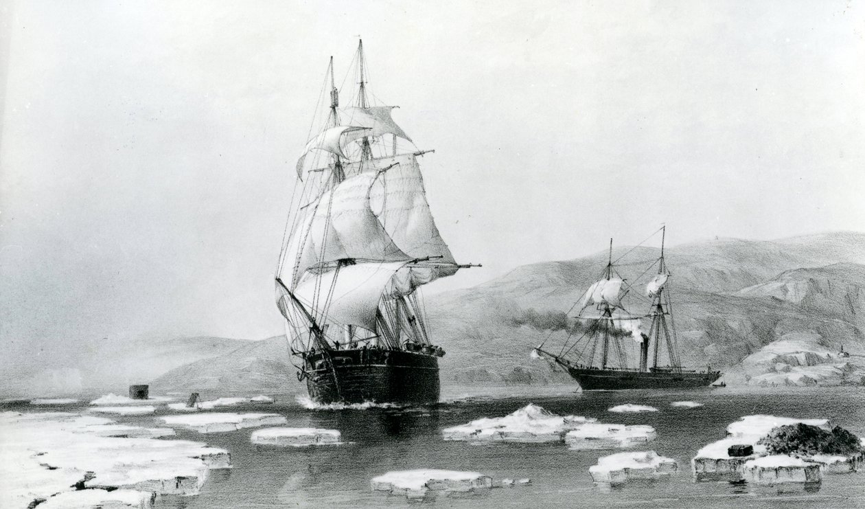 HMS Assistance ve Pioneer, 1854