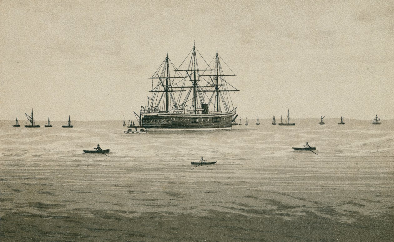 HMS Penelope (lito) by English School