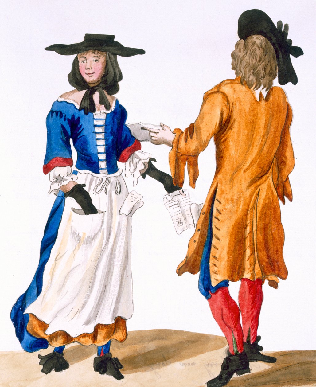 Ballad Şarkıcılarının Alışkanlıkları, c.1675 by English School