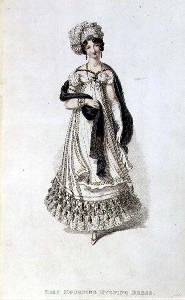 Yarım yaslı gece elbisesi, Ackermann