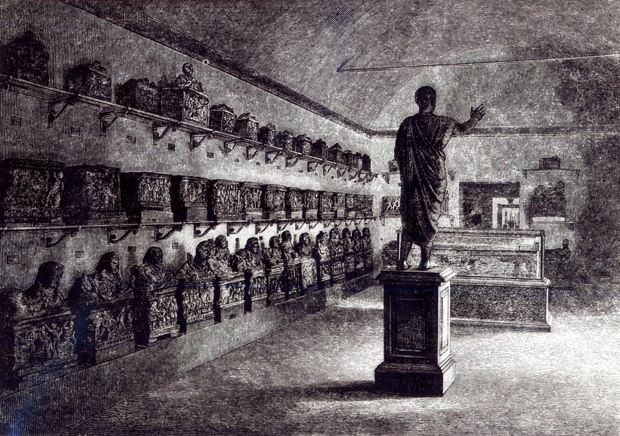 Arringatore Salonu, Etrüsk Müzesi, Floransa by English School