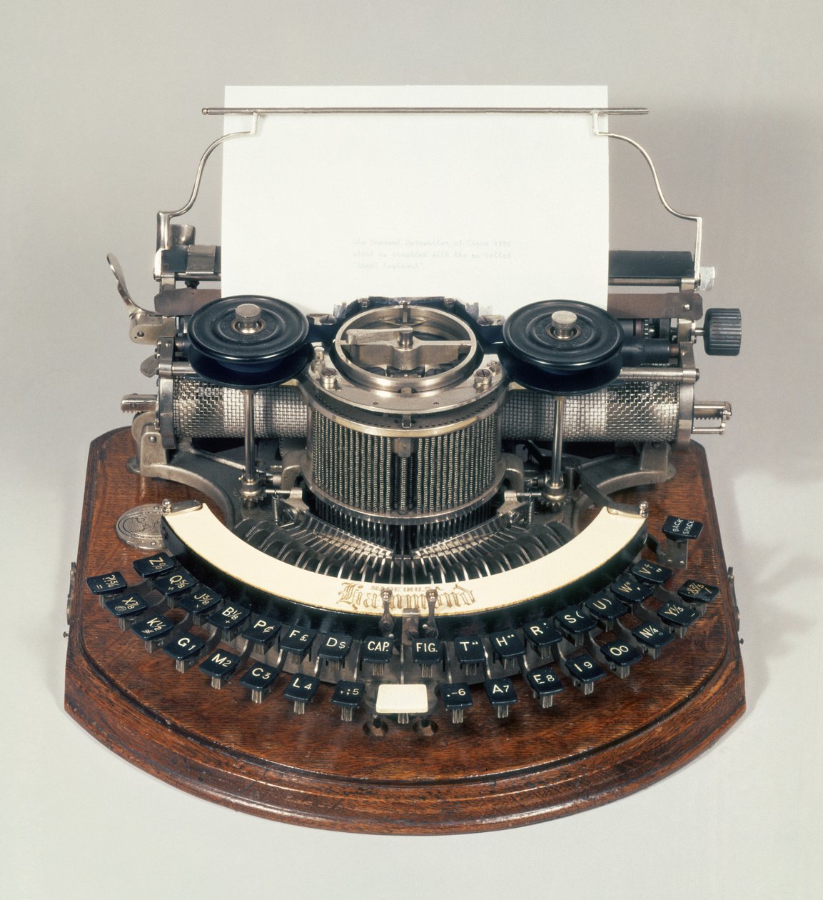İdeal klavyeli Hammond daktilo, c.1895 by English School