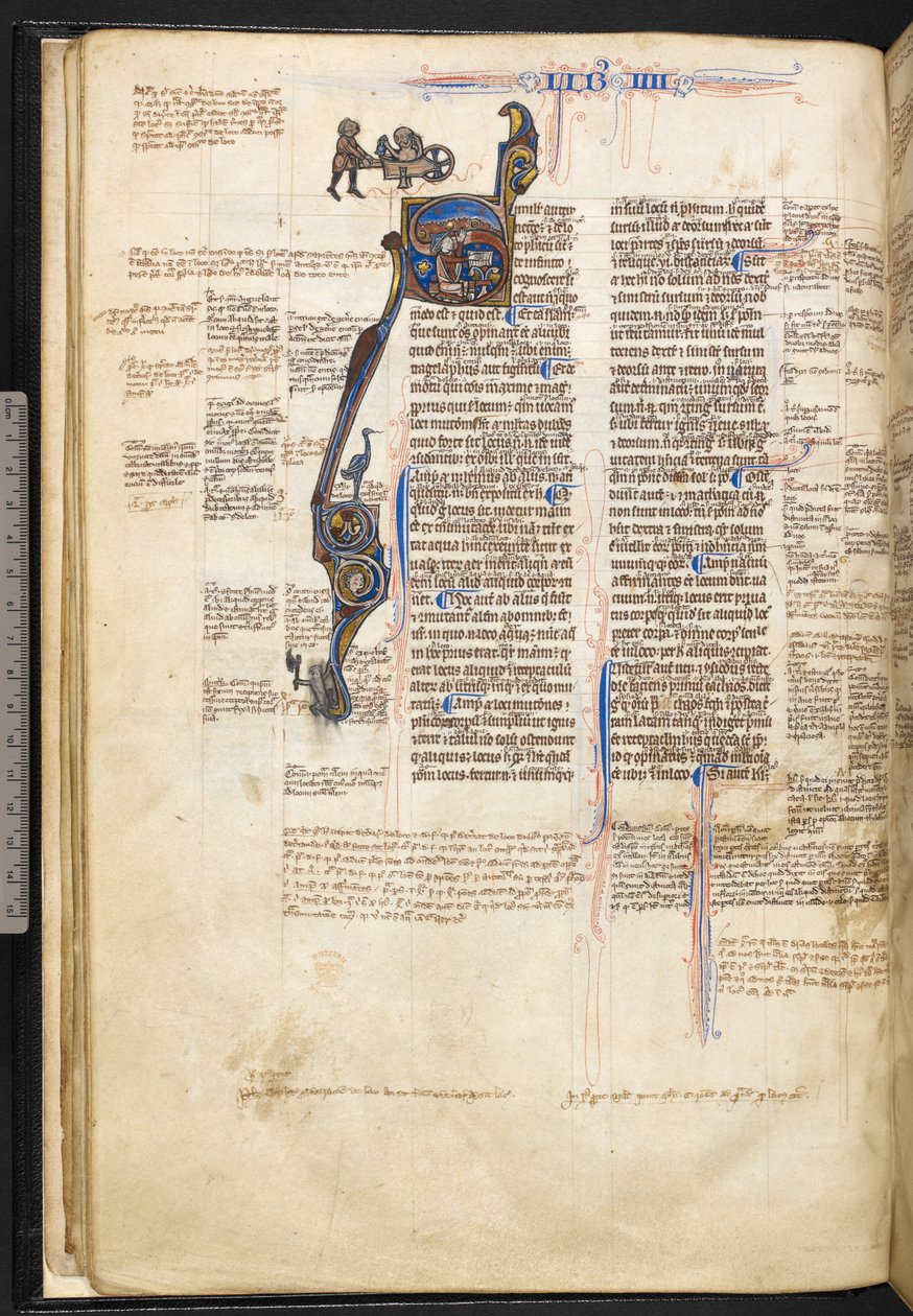 Harley 3487, f.22v Tarihli baş harfi 