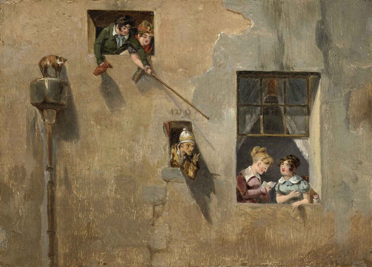 Hecklers, c.1800?-50 by English School