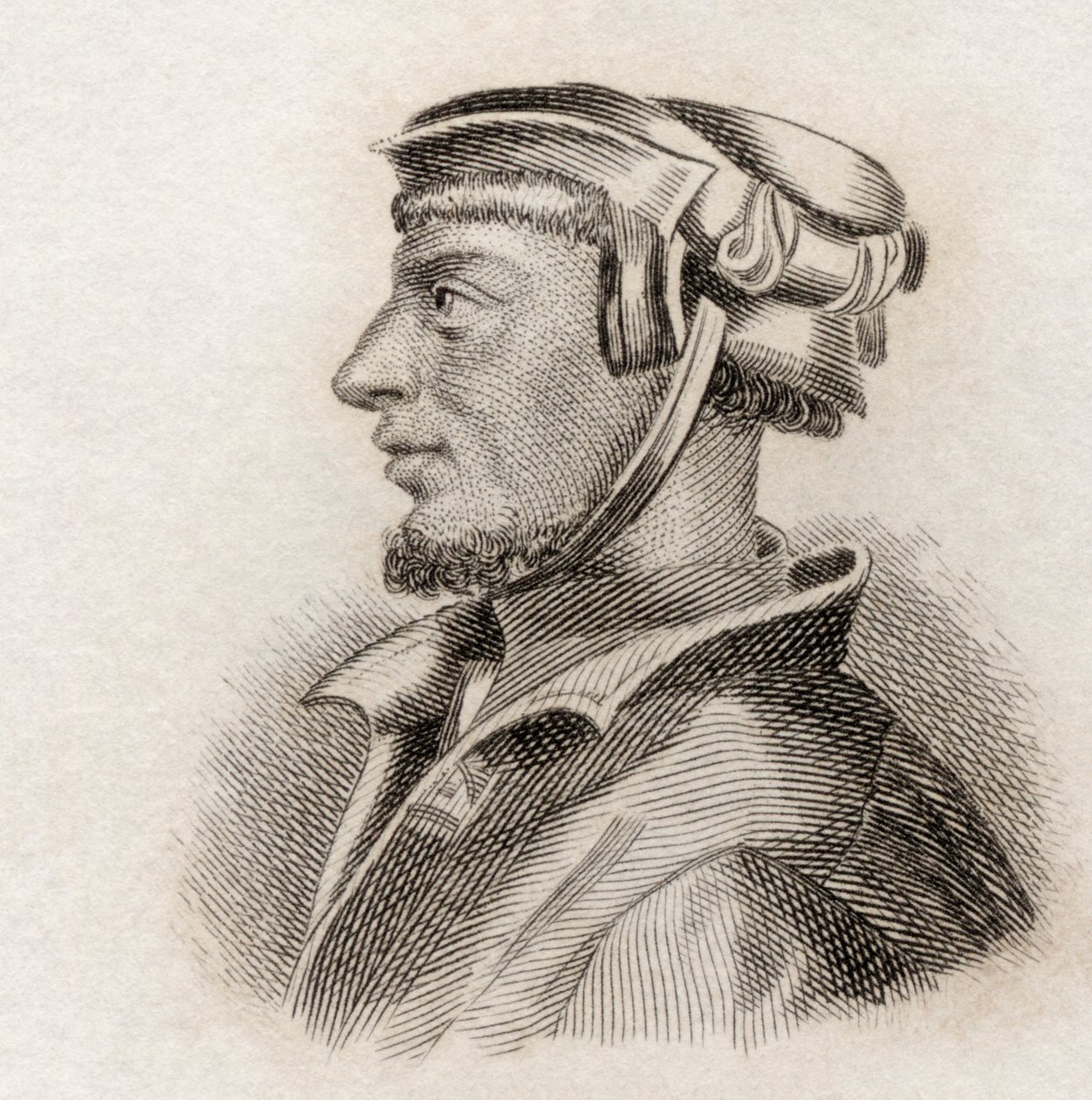 Heinrich Cornelius Agrippa von Nettesheim, 1825 (gravür) by English School