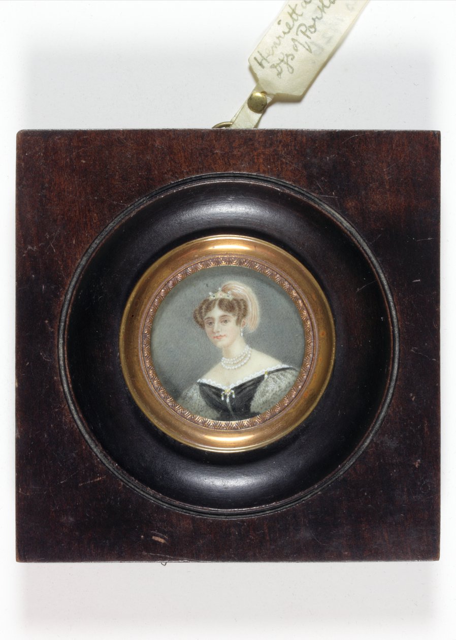 Henrietta Scott, Titchfield Markizi, daha sonra Portland Düşesi (emaye) by English School