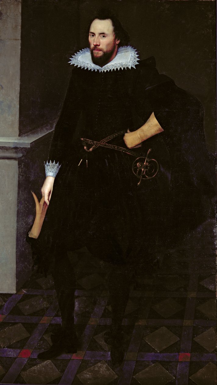 Henry Huddleston (c.1574-1657), c.1610-15 by English School