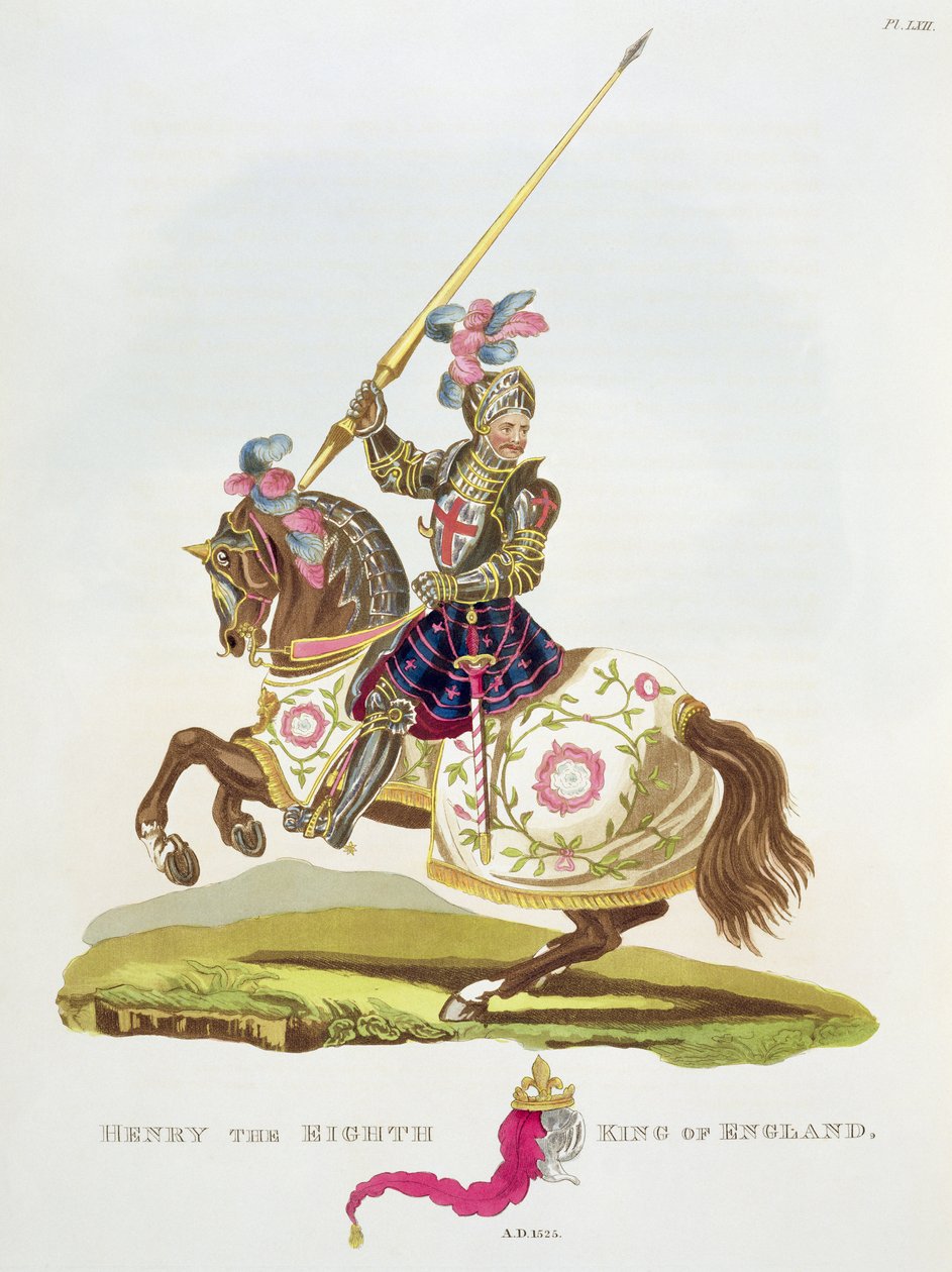 Henry VIII, İngiltere Kralı (1491-1547) 1525, Samuel Rush Meyrick tarafından yazılan 