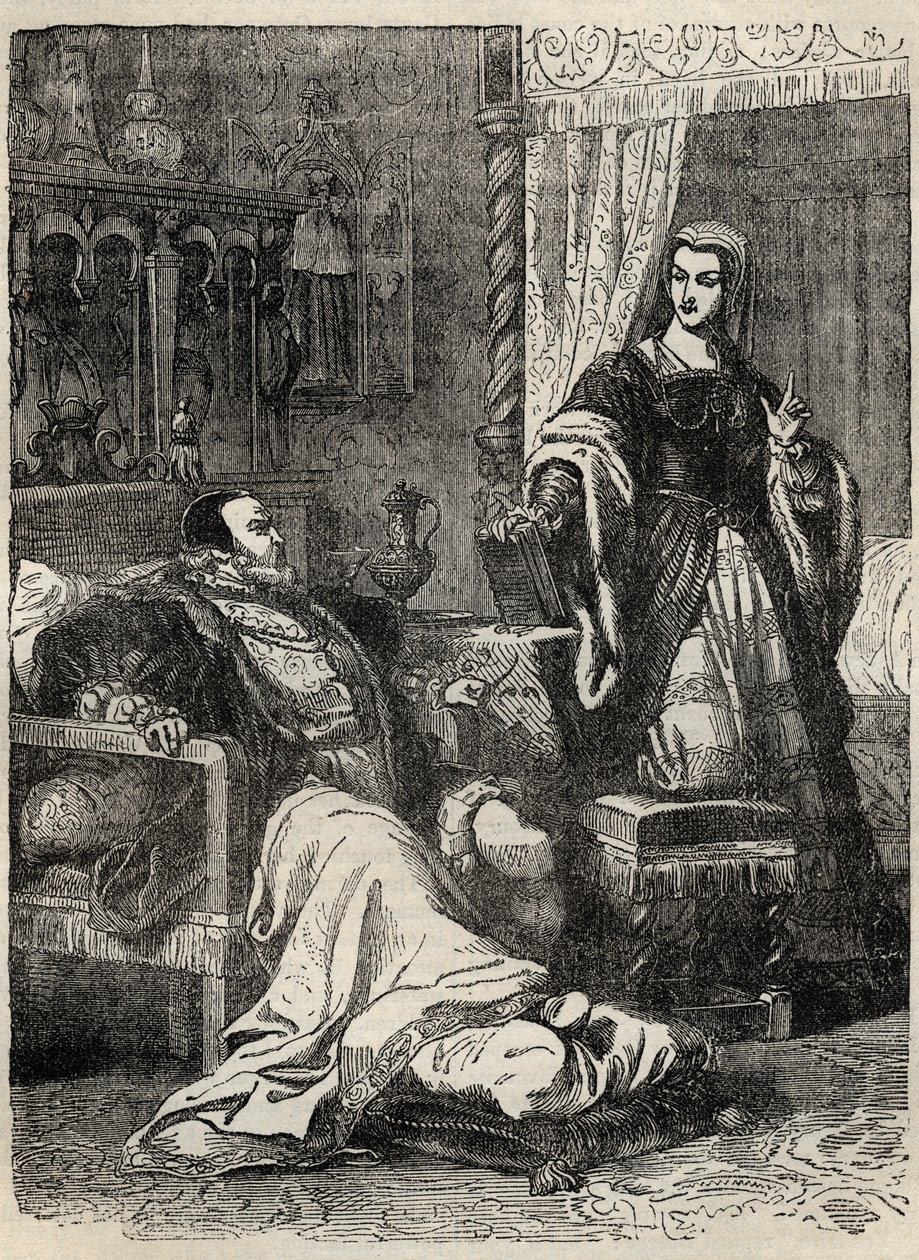 Henry VIII ve Kraliçe Catherine Parr (1512-1548) - Cassell Petter & Galpin