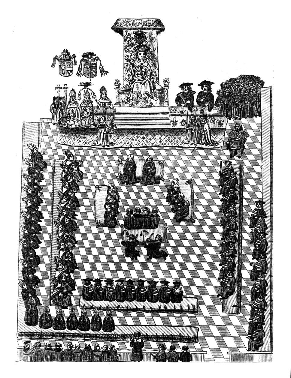 Parlamentoda Henry VIII by English School