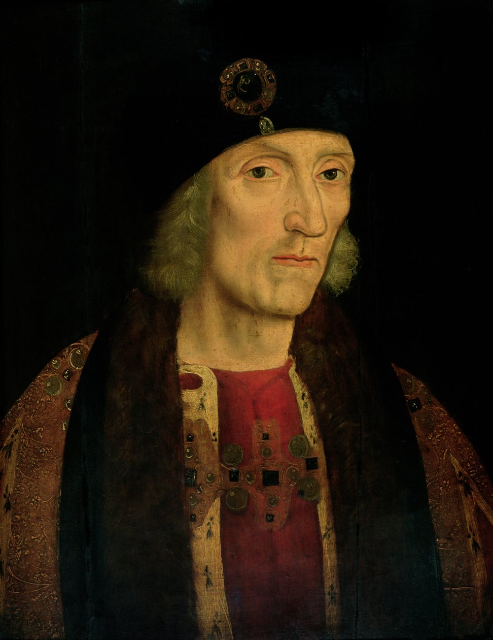 Henry VII (1457-1509) (panelde yağ) by English School