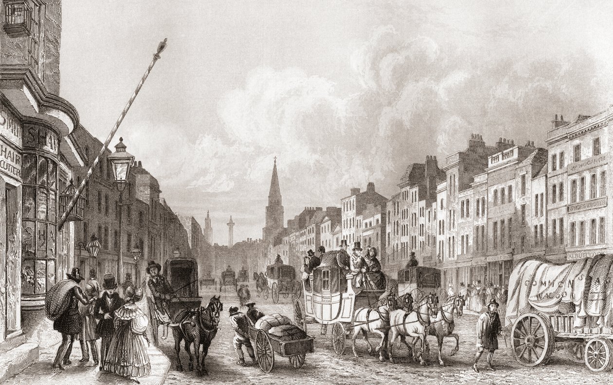 High Street, Whitechapel, Londra, İngiltere by English School