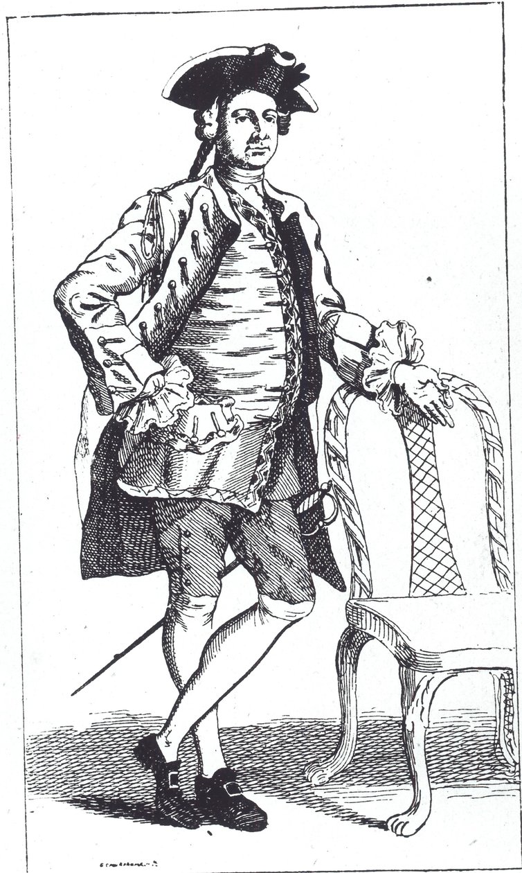 Otoyolcu William Parsons (gravür) by English School