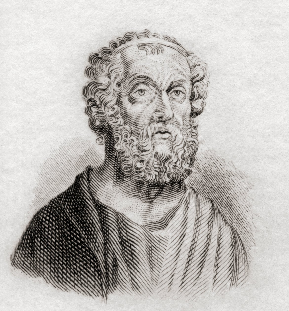 Homeros, 1825 by English School