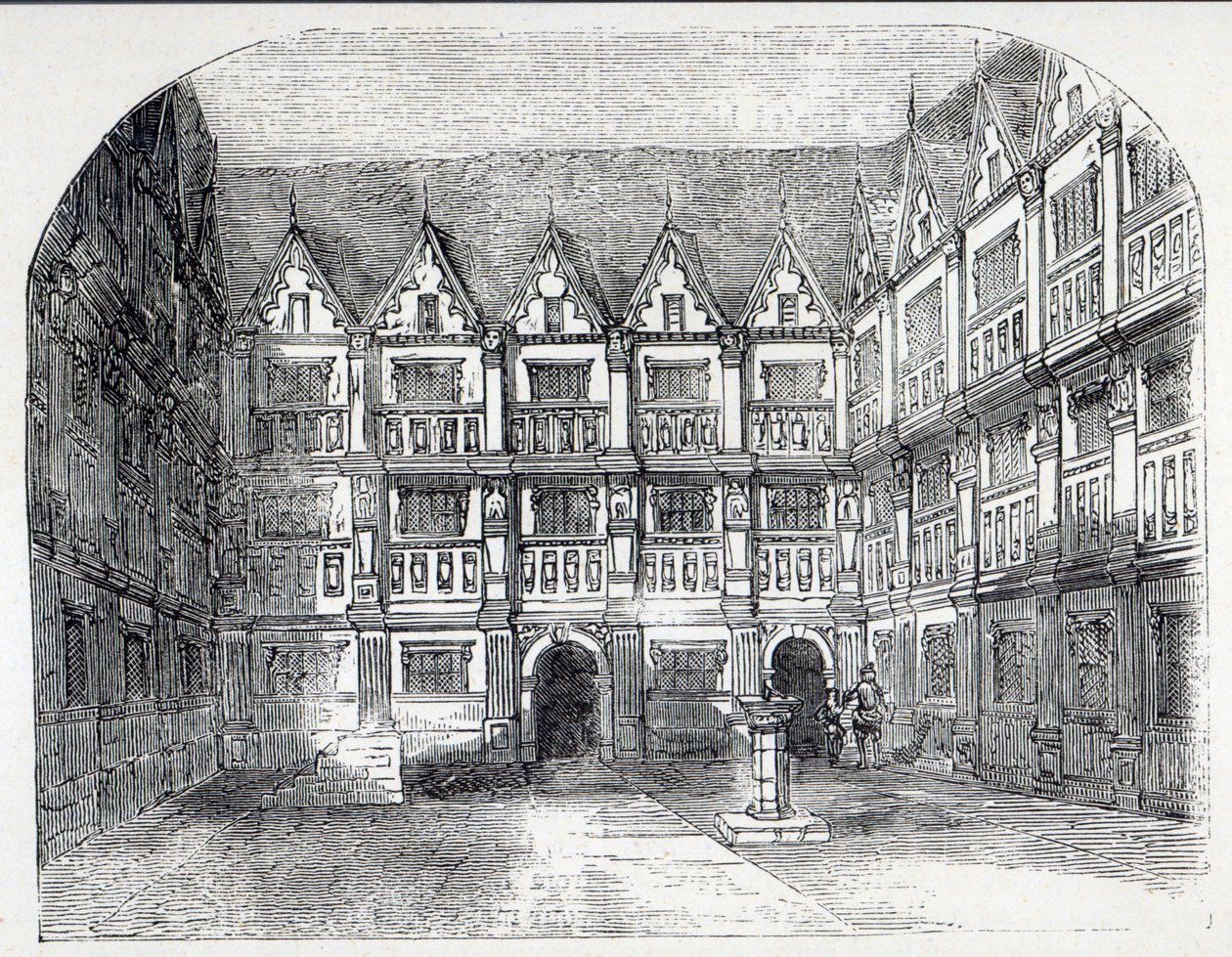 Sir Thomas Gresham Evi, Bishopsgate Caddesi, Londra by English School