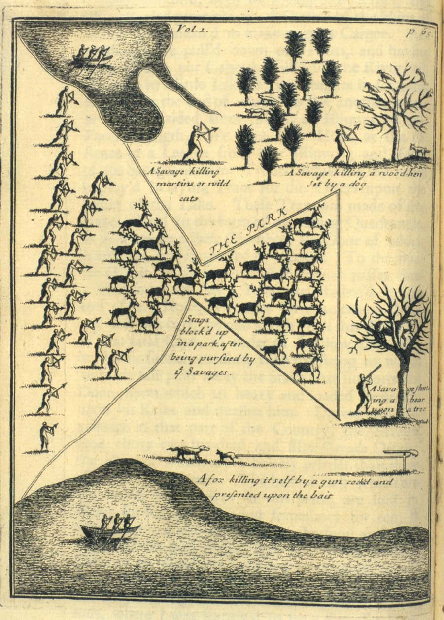 Avcılık, 1703 by English School