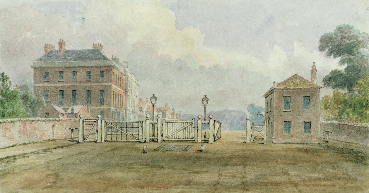 Hyde Park Köşe Paralı Yolu, 1785 by English School