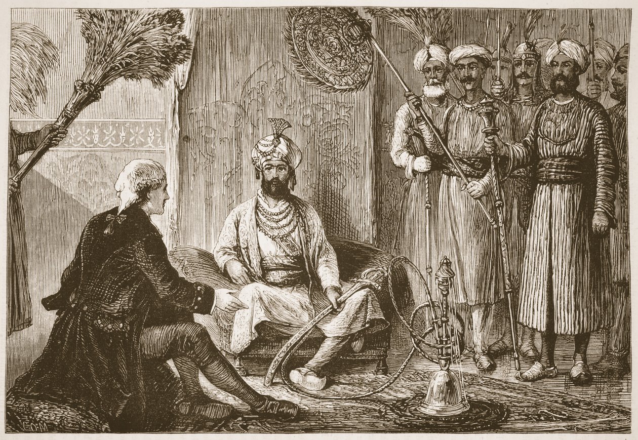 Hyder Ali ve misyoner, James Grant tarafından Cassells Illustrated History of India