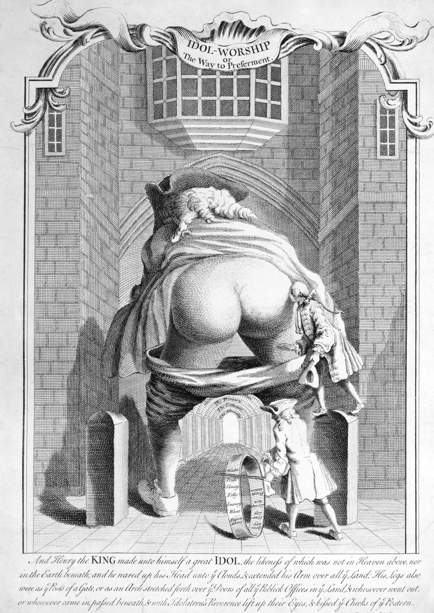 Puta Tapma veya Tercihe Giden Yol, 1740 by English School