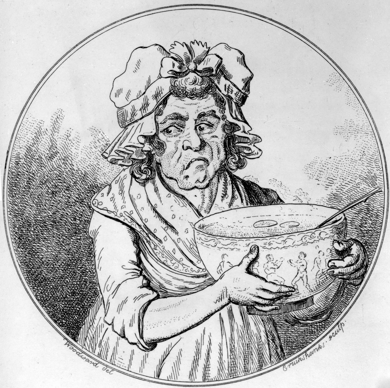 İllüstrasyon, George Moutard Woodward tarafından, Isaak Cruickshank tarafından oyulmuş, Allen&West tarafından yayınlanmıştır, 1796 by English School
