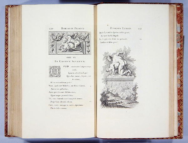 John Pine tarafından basılan Quintus Horatius Flaccus