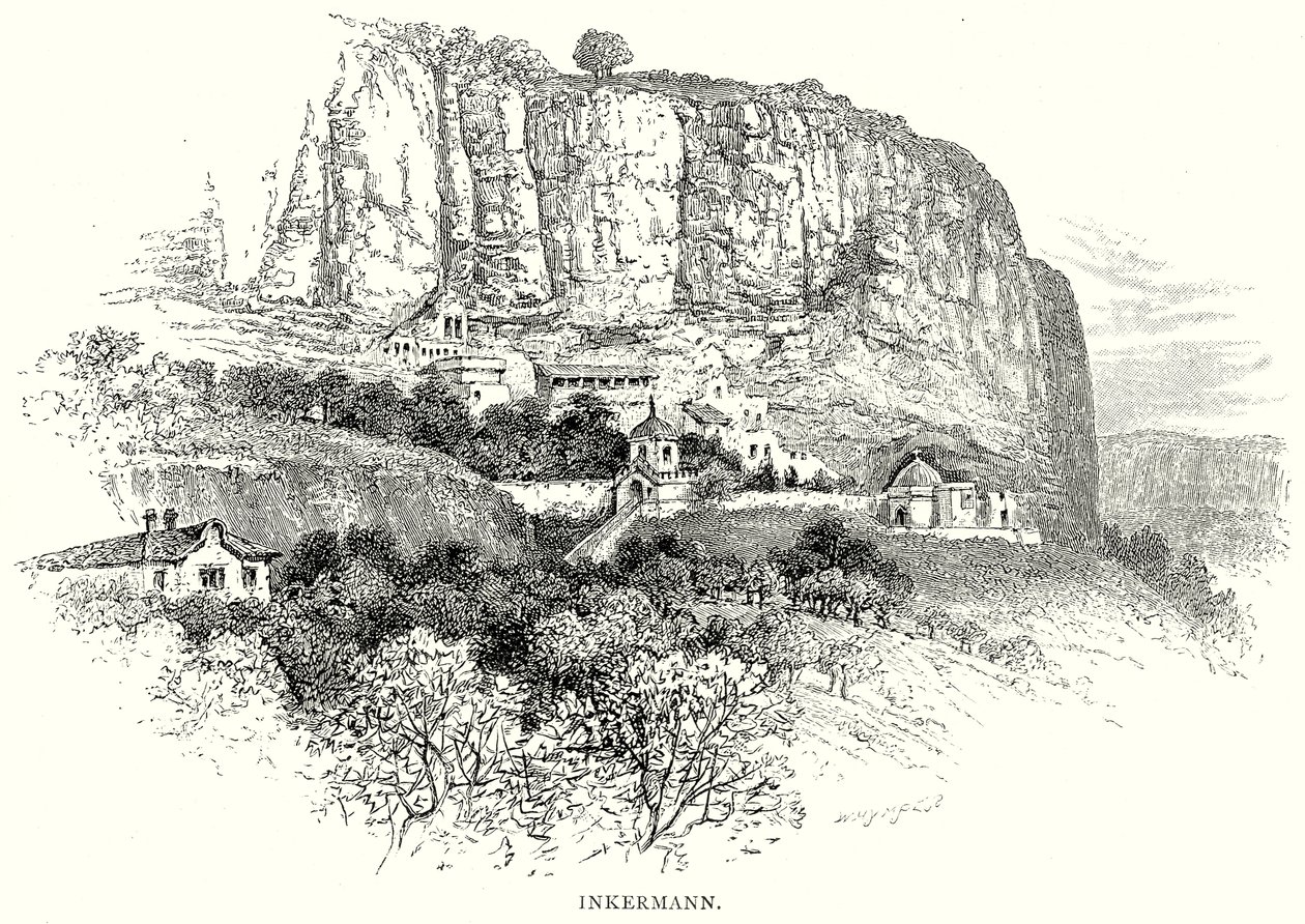 Inkermann (gravür) by English School