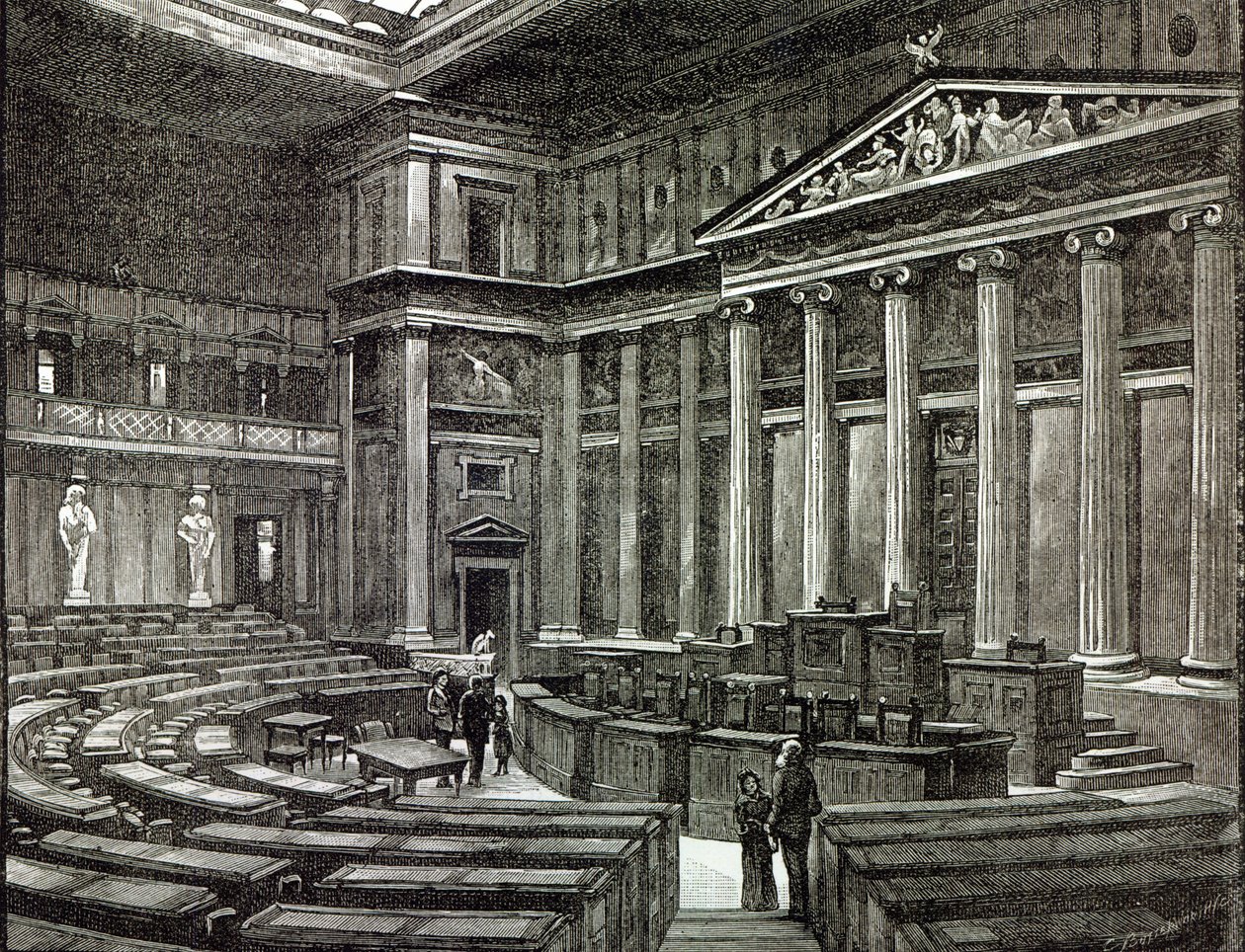 Parlamento Evlerinin İçi, Viyana, 