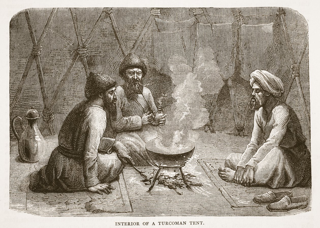 Bir Türkmen Çadırının İçi, Cassells Illustrated History of England