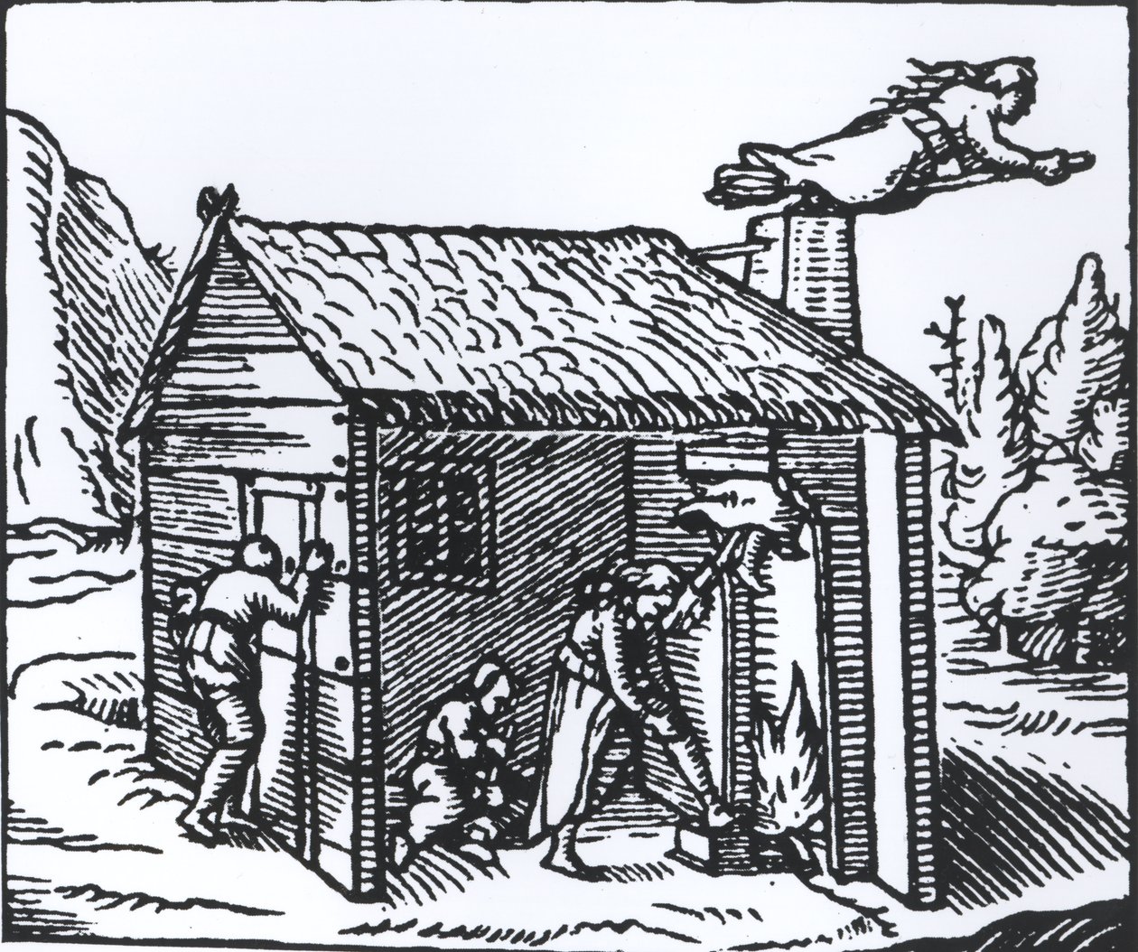 Bir Cadı Evinin İçi, 1579 by English School
