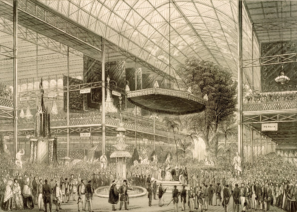 Büyük Serginin İçi, Büyük Devlet Açılışı 1 Mayıs 1851 by English School