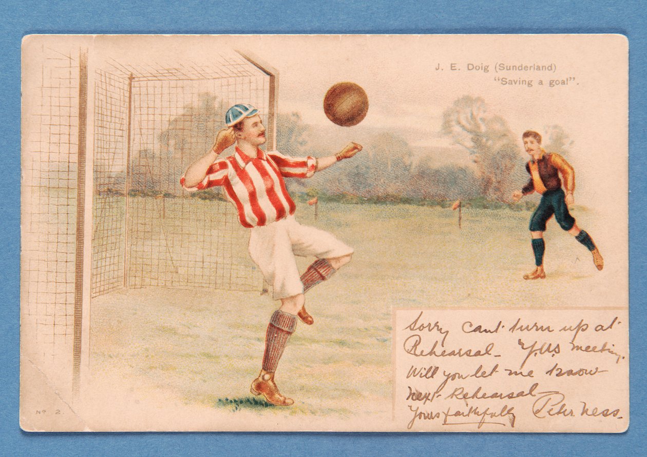 J.E. Doig (Sunderland) Gol Kaydetmek, by English School