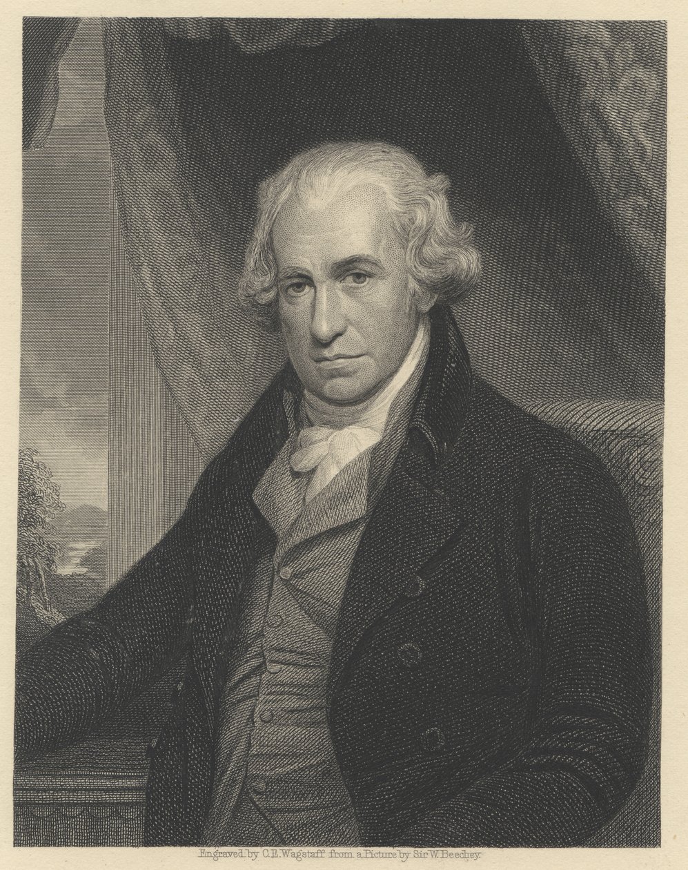 James Watt (gravür) by English School