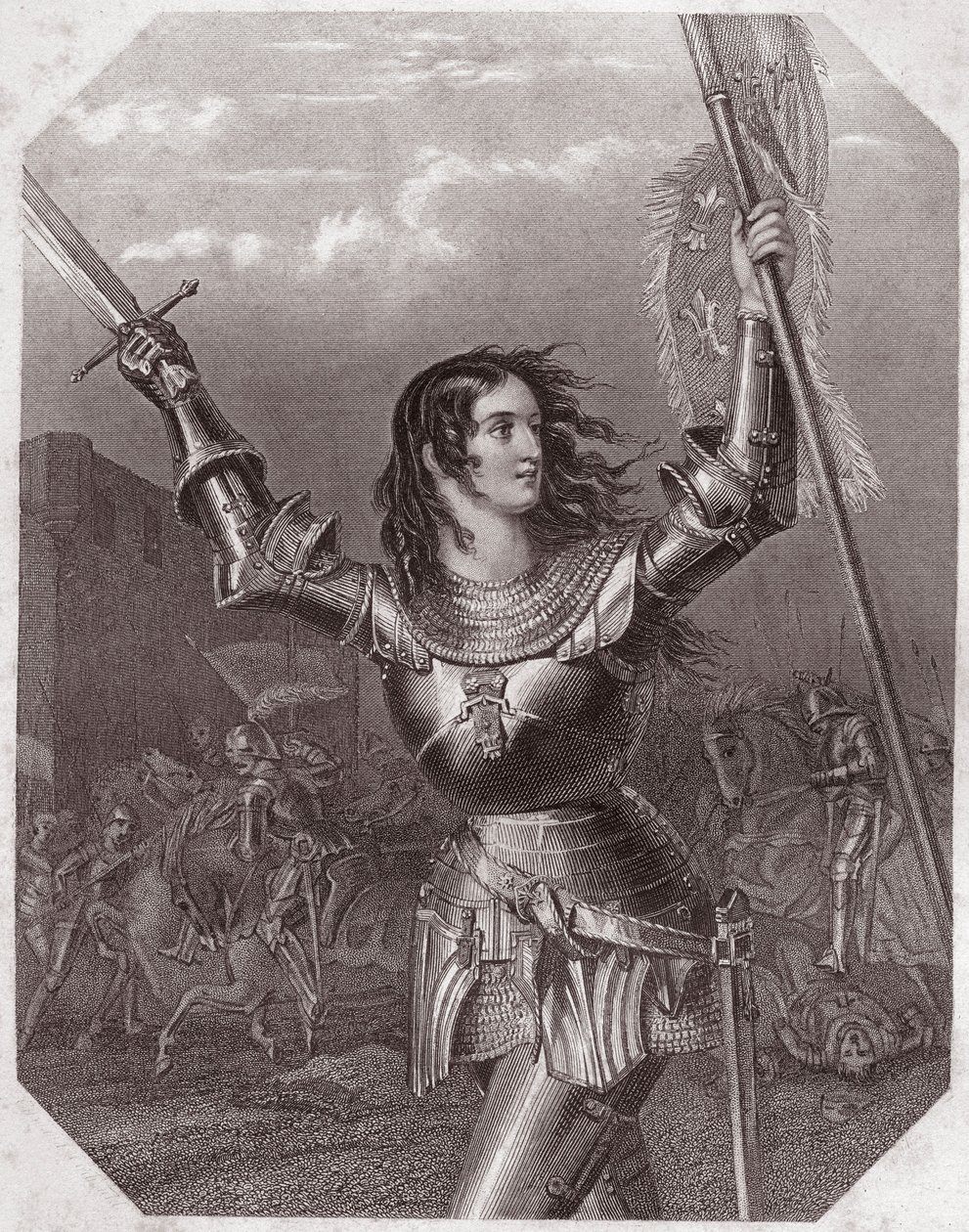 Joan of Arc (Beş perdede Henry VI trajedisi) - in - “” Galerie des femmes de Shakespeare, Londra