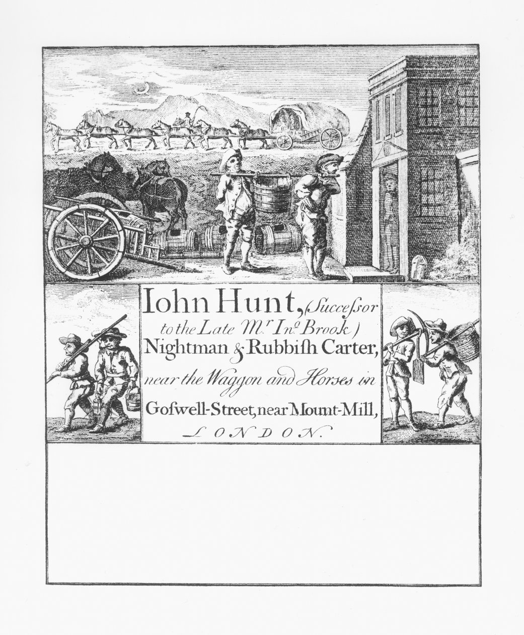 John Hunt, Nightman ve Çöp Carter, Goswell Caddesi