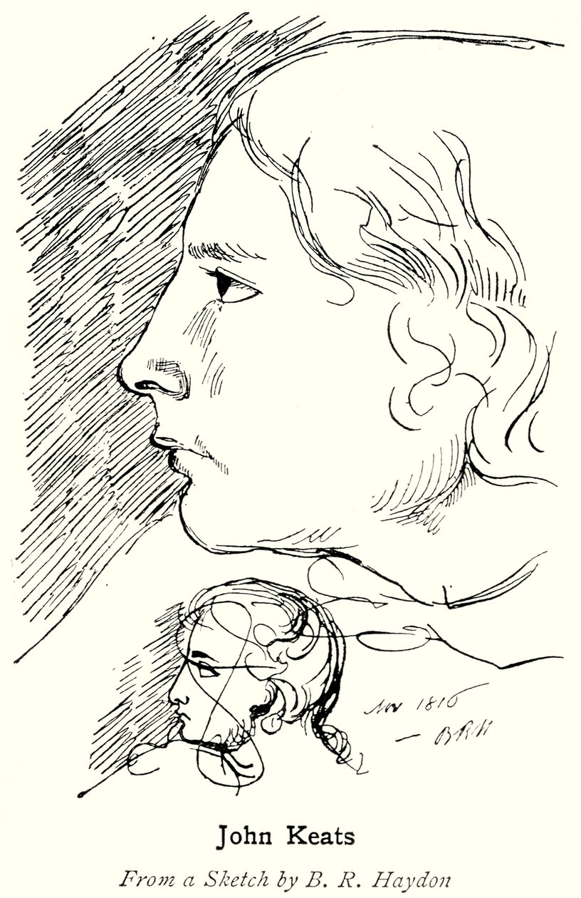 John Keats (gravür) by English School