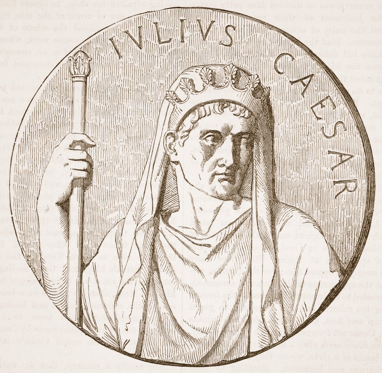 Julius Caesar, Cassells Illustrated History of England