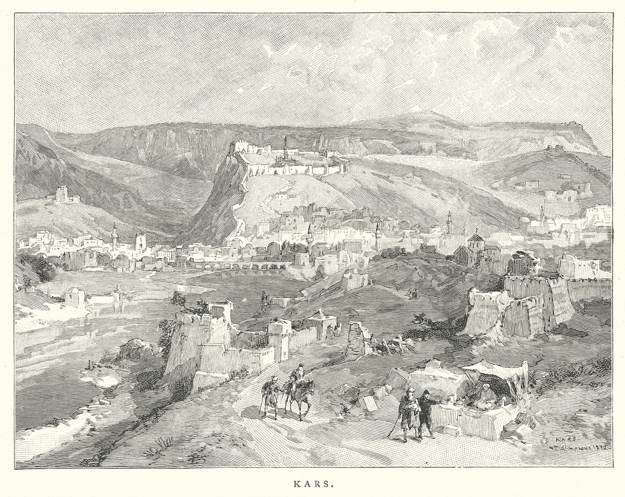 Kars (gravür) by English School
