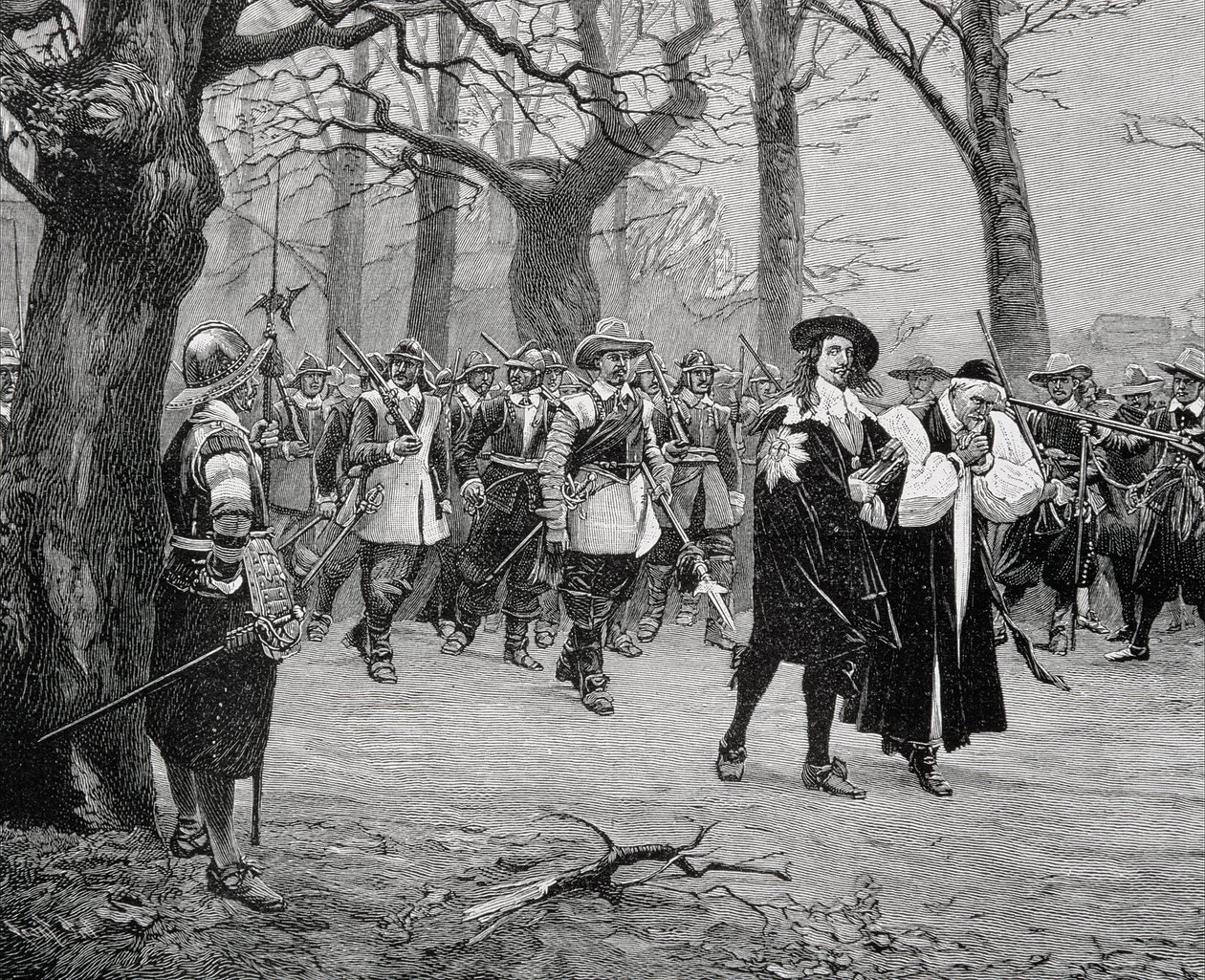 Kral I. Charles (1600-49), İnfaz Yolunda by English School