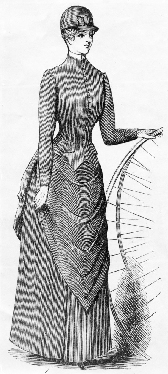 Bayanların Bisiklet Alışkanlığı, c.1880-1900 by English School