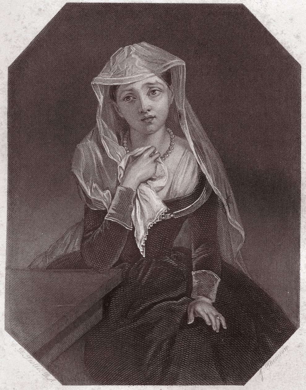 Lady Anne (Richard III) - “” Shakespeare Kadın Galerisi, ilk Londralı sanatçıların kırk beş ciddi portre koleksiyonu, eleştirel ve edebi notlarla zenginleştirilmiş””” 1838 dolaylarında - “” Shakespeare Kadınları Galerisi, Koleksiyondan kırk by English School